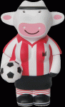Cow Figure Football Player