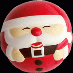 PU Santa Claus Shaped Stress Reliever