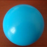 Glossy Stress Foam Ball