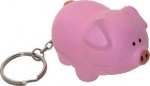 PU Pig Shaped Keychain
